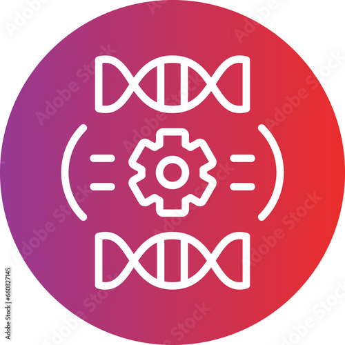 Genetic Engineering Icon Style