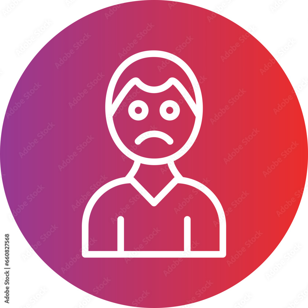 Sad Icon Style Sad Icon Style