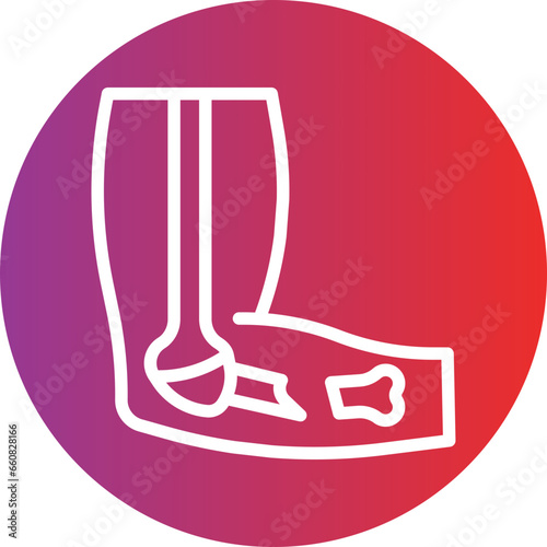 Broken Arm Icon Style