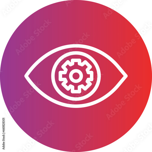 Eye Setting Icon Style