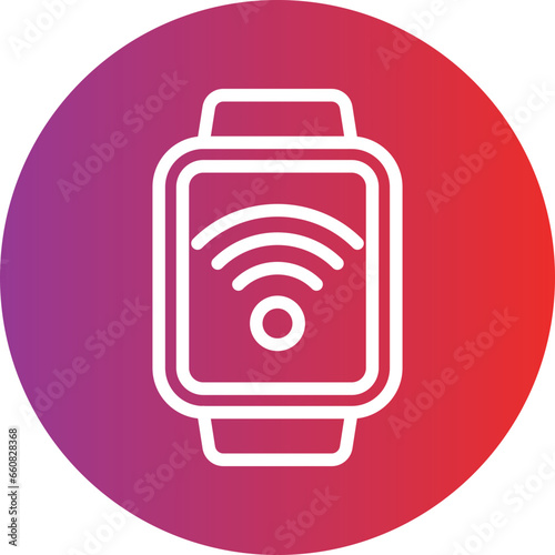 Smart Watch Icon Style