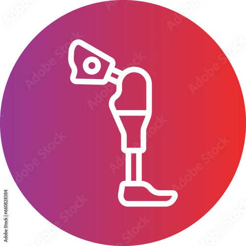 Smart Prosthesis Icon Style