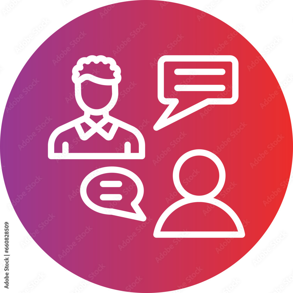 Consulting Icon Style Consulting Icon Style