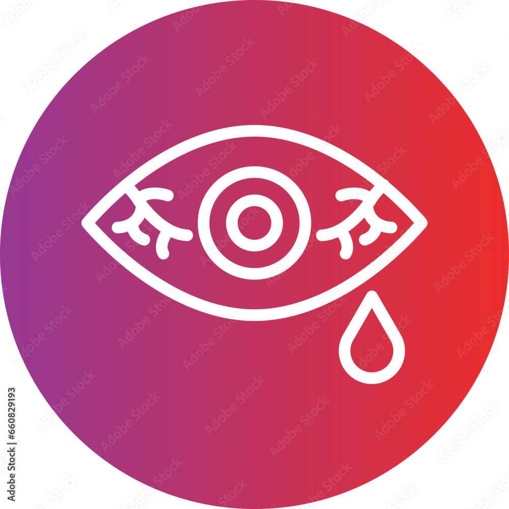 Conjunctivitis Icon Style Conjunctivitis Icon Style