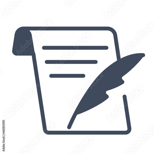 writing script content icon