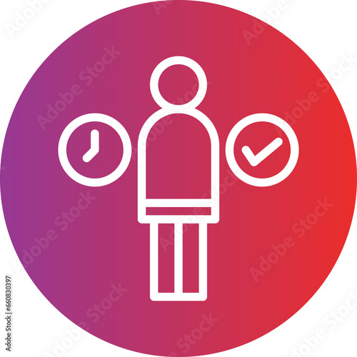 Alone Time Icon Style