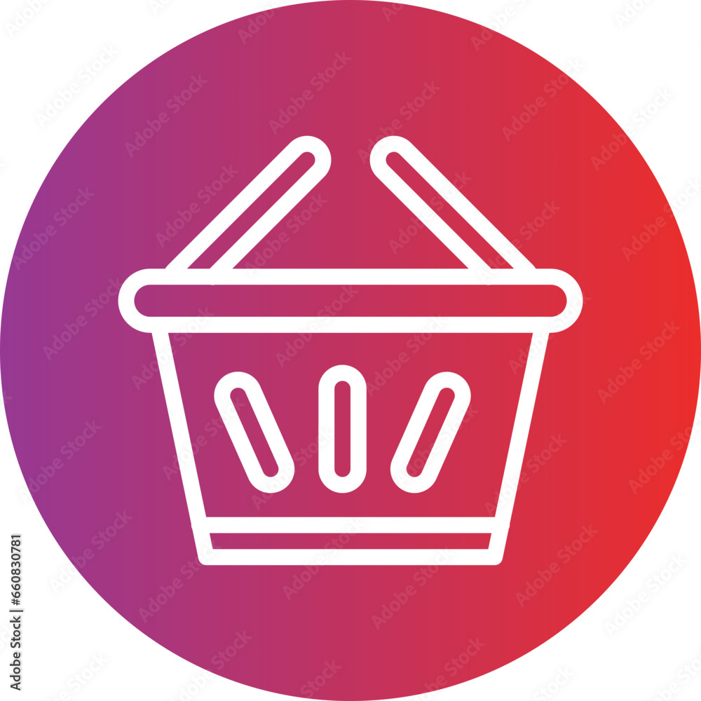 Shopping Basket Icon Style Shopping Basket Icon Style