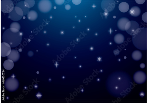 北欧フレーム枠おしゃれクリスマス背景紺