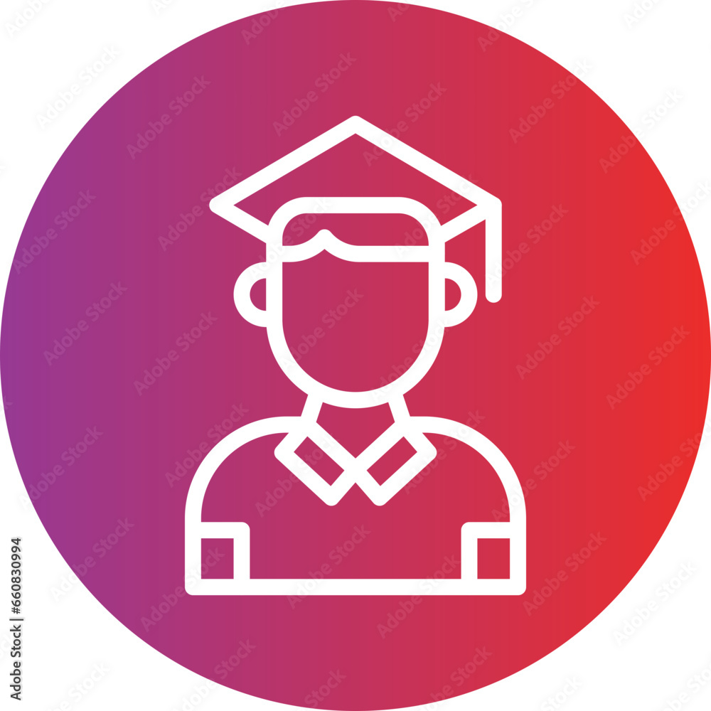Student Icon Style Student Icon Style