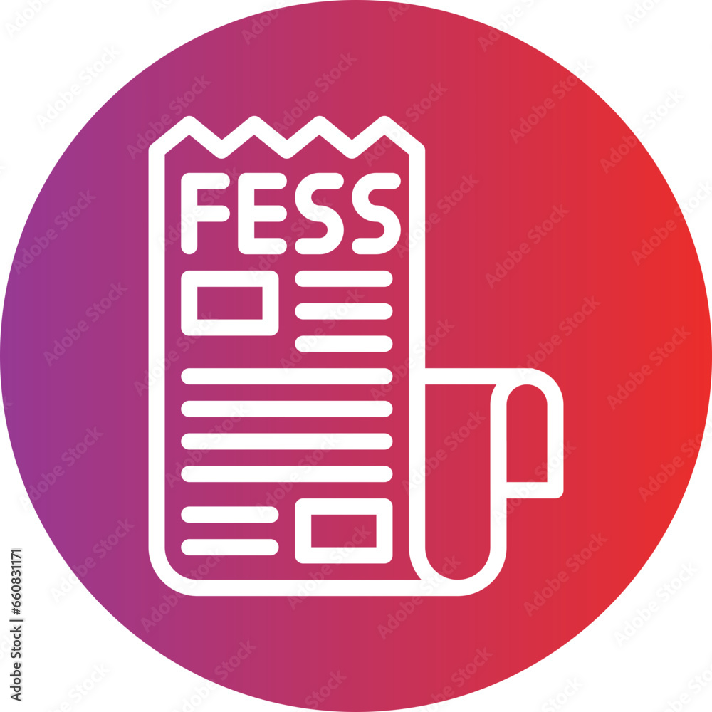 Fees Icon Style Fees Icon Style