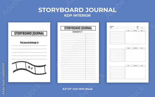 Story board Journal KDP Interior
