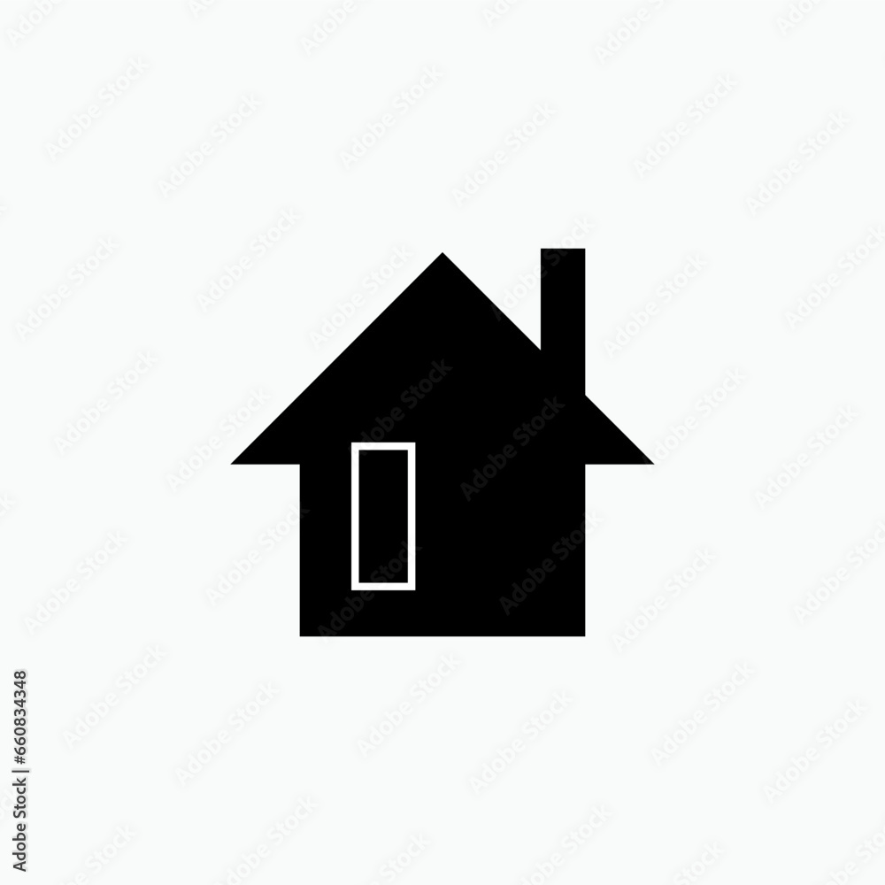 Home Icon. House, Residence Symbol - Vector. Home Icon. House, Residence Symbol - Vector.