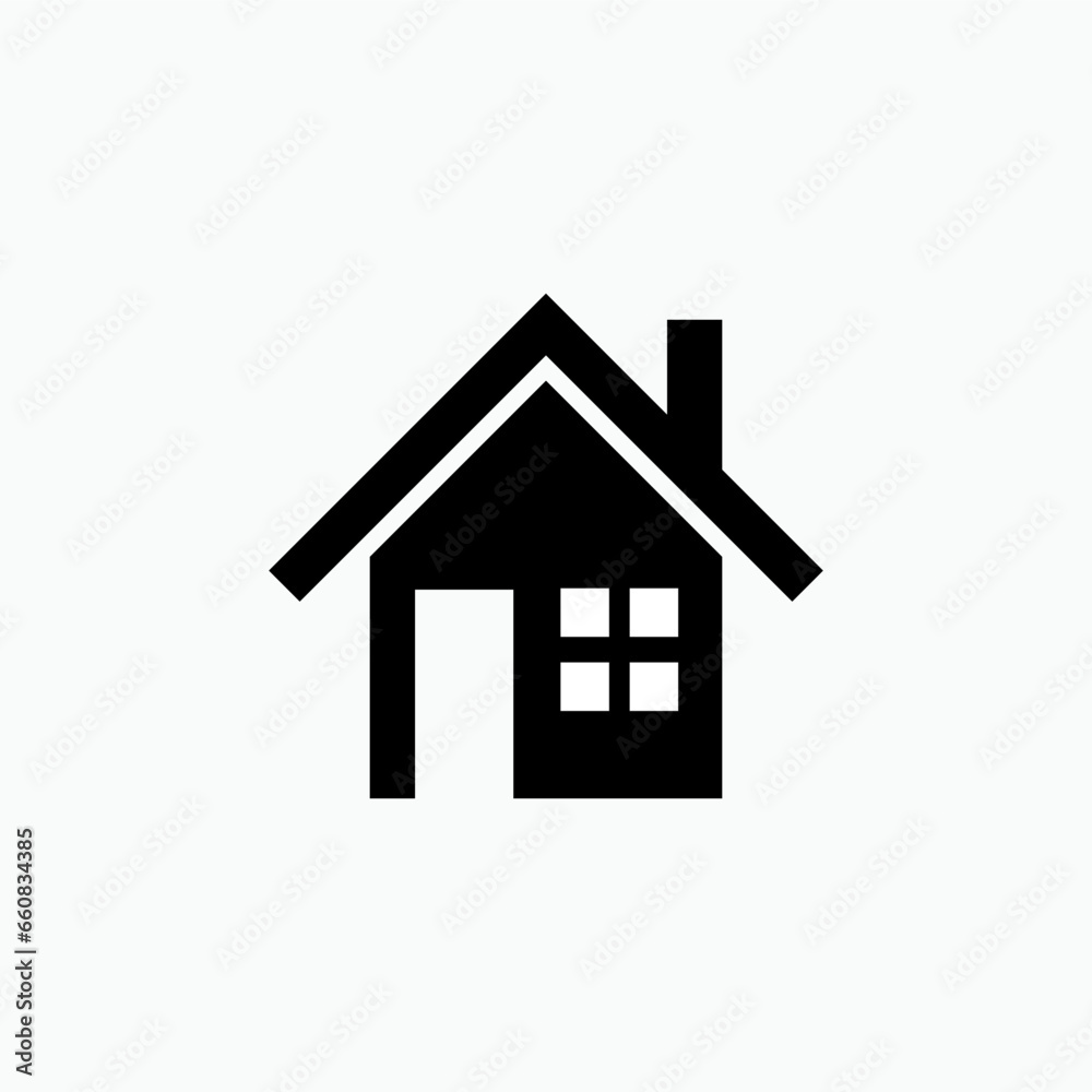 Home Icon. House, Residence Symbol - Vector. Home Icon. House, Residence Symbol - Vector.