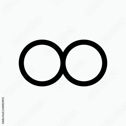 Infinity Icon. Eternity Sign. Forever, Endless Symbol - Vector. 