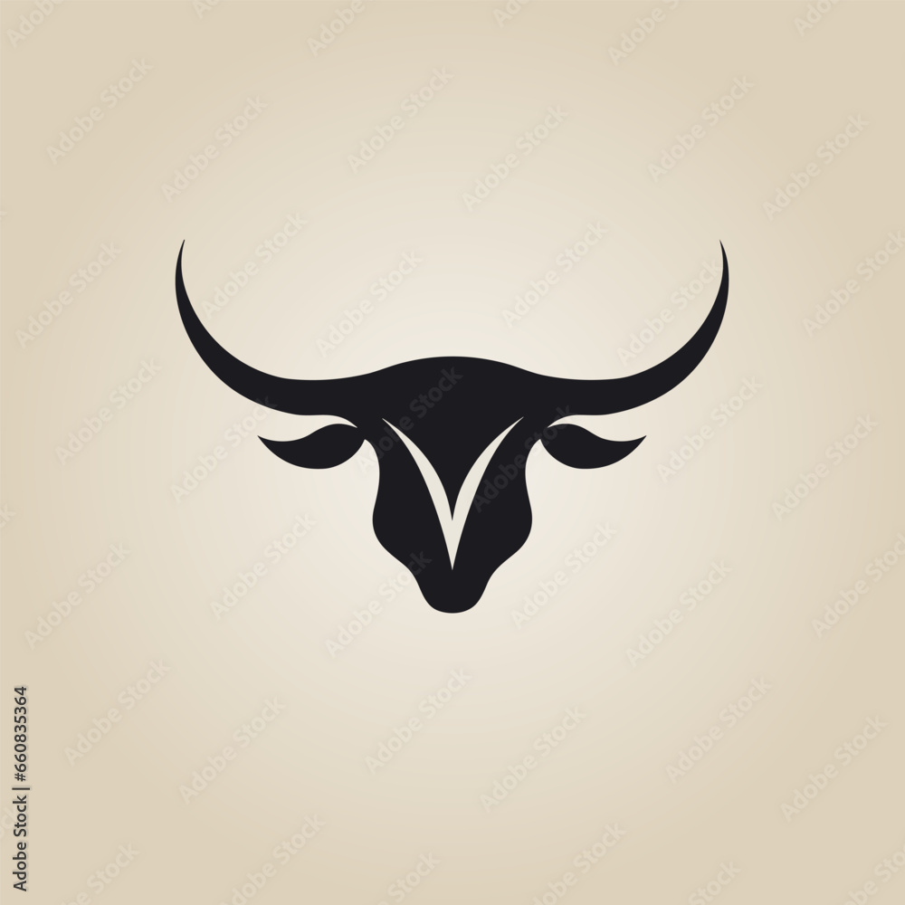 Fitness studio monochrome glyph logo. Sports nutrition. Cross fit. Ox head silhouette. Victory sign. Design element. Created with artificial intelligence. Ai art for corporate branding, workout class Fitness studio monochrome glyph logo. Sports nutrition. Cross fit. Ox head silhouette. Victory sign. Design element. Created with artificial intelligence. Ai art for corporate branding, workout class
