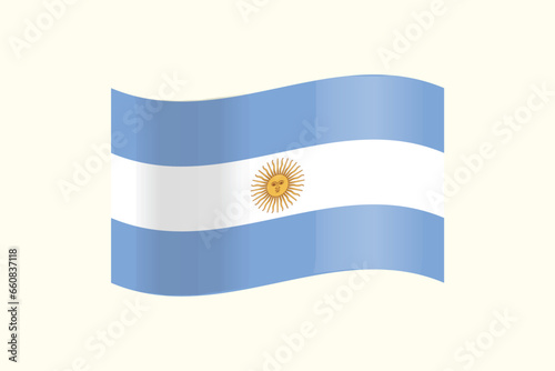 vector Illustration of Argentina flag