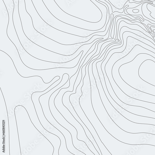 Topographic map background concept with space for your copy.Vector abstract illustration.Geography concept.
