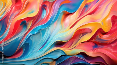 Swirling colors in an abstract backdrop.