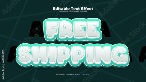 Green and grey gray free shipping 3d editable text effect - font style