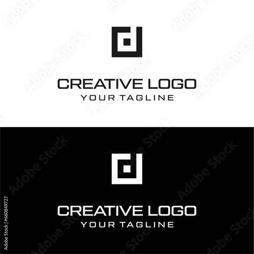 creative letter d logo desain vektor