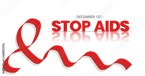Fototapeta Naklejka Na Ścianę i Meble -  World AIDS day. 1st December