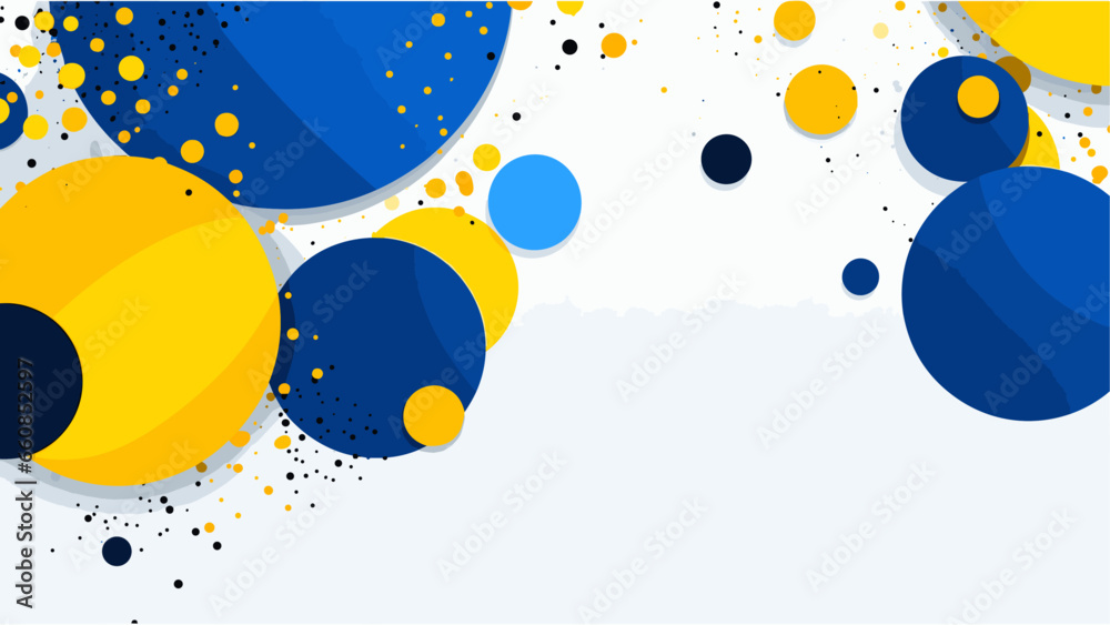 Fond jaune et bleu avec des rayures. Conception de texture de fond abstrait vectoriel, affiche lumineuse. Graphique futuriste abstrait hipster moderne. Effet multicouche avec texture.