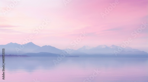 Natural landscapes with soft pastel tones blending into beautiful gradients. © maniacvector