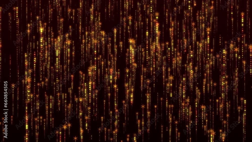 Abstract background of sparkling stars and particles Abstract background of sparkling stars and particles
