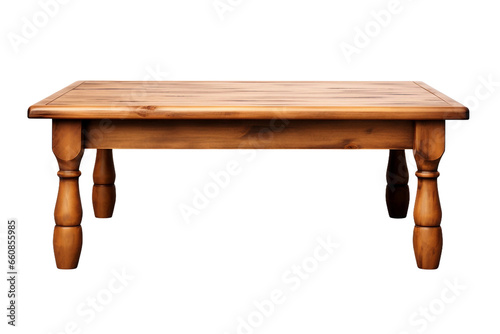 Coffee Table isolated on transparent background, Generative Ai