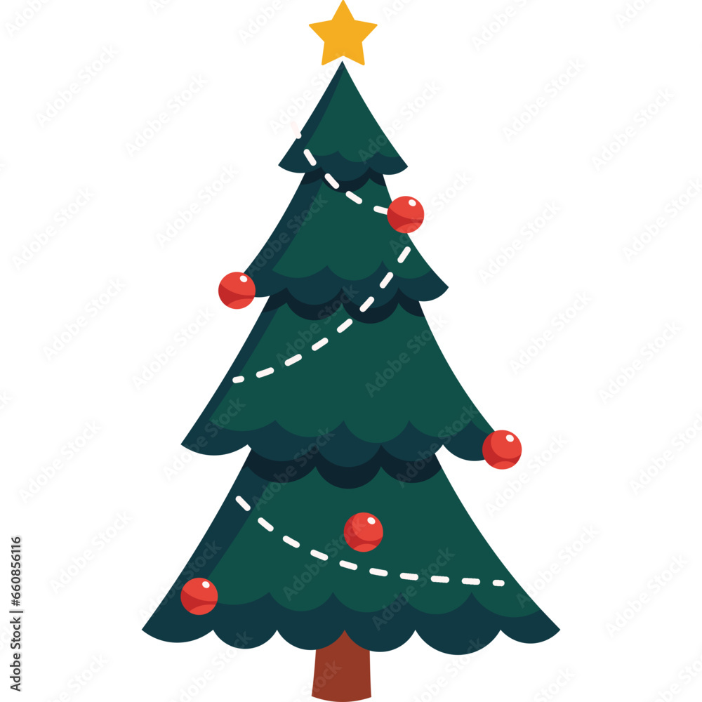 Christmas Tree Illustration