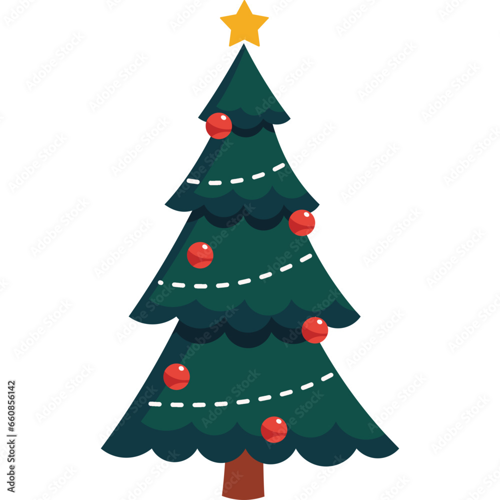 Christmas Tree Illustration Christmas Tree Illustration