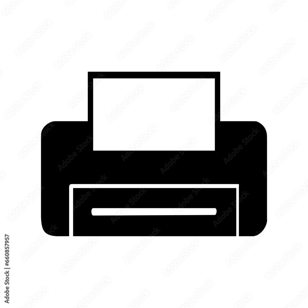 printer icon vector illustration printer icon vector illustration