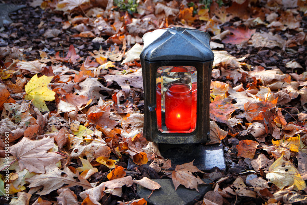 custom made wallpaper toronto digitalgrablaterne im herbstlaub