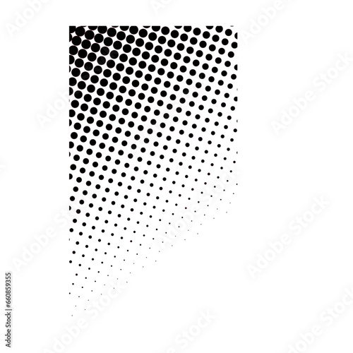 Halftone Dots Gradient Pattern