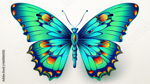 Image of beautiful colorful butterfly © Cybonix