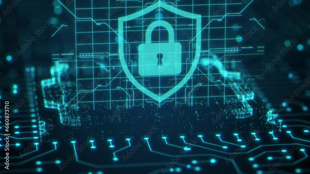Security hologram virtual hud pin with shield and lock. Concept of finance data privacy and smartphone VPN service protection. Blockchain and secure crypto wallet background Security hologram virtual hud pin with shield and lock. Concept of finance data privacy and smartphone VPN service protection. Blockchain and secure crypto wallet background