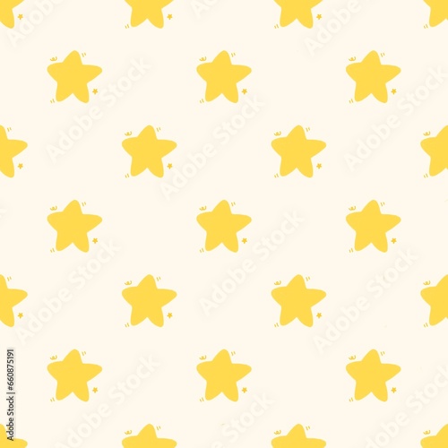 Star seamless pattern background