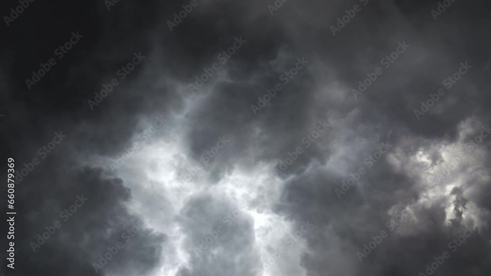 lightnings in dark sky with dark clouds lightnings in dark sky with dark clouds