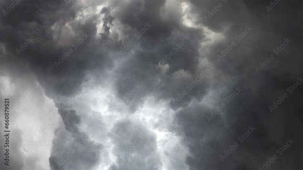 dark clouds with bright highlights and strom dark clouds with bright highlights and strom