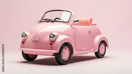 Car electric small pink