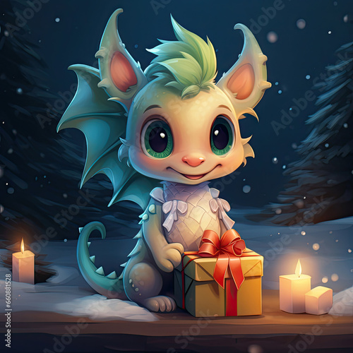 dragon, symbol 2024,3D style,horoscope, Chinese calendar