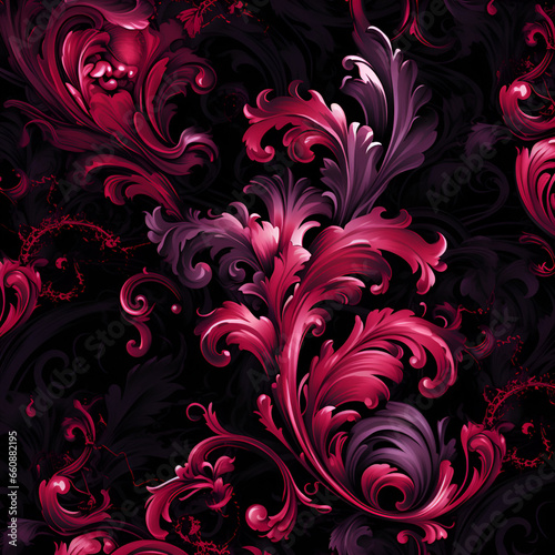 Purple abstract floral background