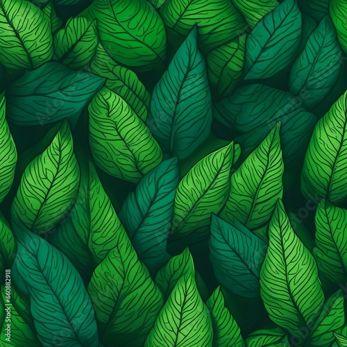 natural leaf illustration background