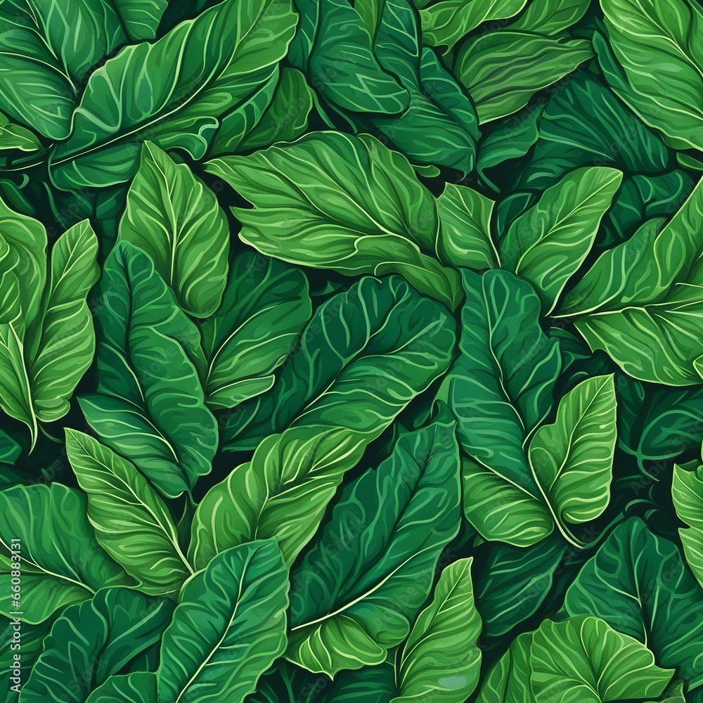 natural leaf illustration background