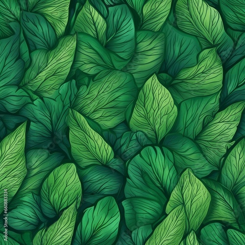 natural leaf illustration background