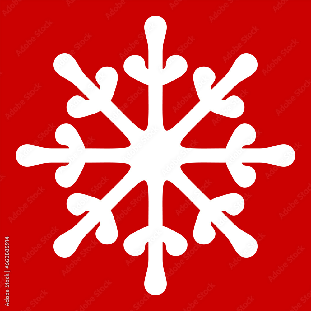 Snowflake icon isolated. Vector illustration. Snowflake icon isolated. Vector illustration.