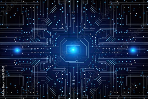 Abstract technology background with circuit