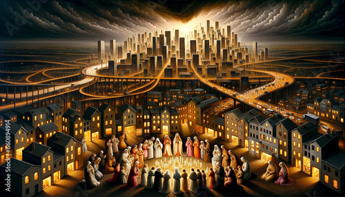Vigil of Light: Prayers in the Modern City Amidst Darkness