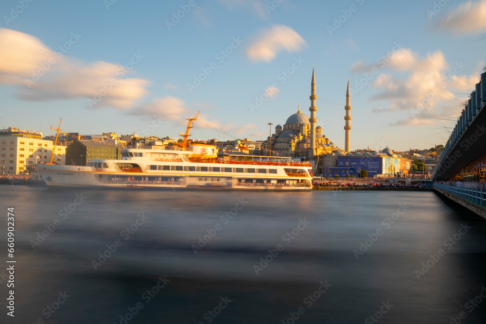 istanbul city view from Galata Bridge