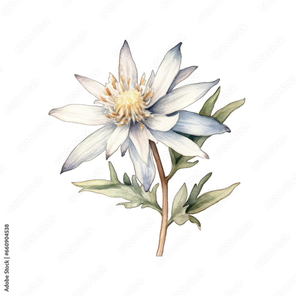 Edelweiss: Nature's Watercolor Masterpiece Edelweiss: Nature's Watercolor Masterpiece